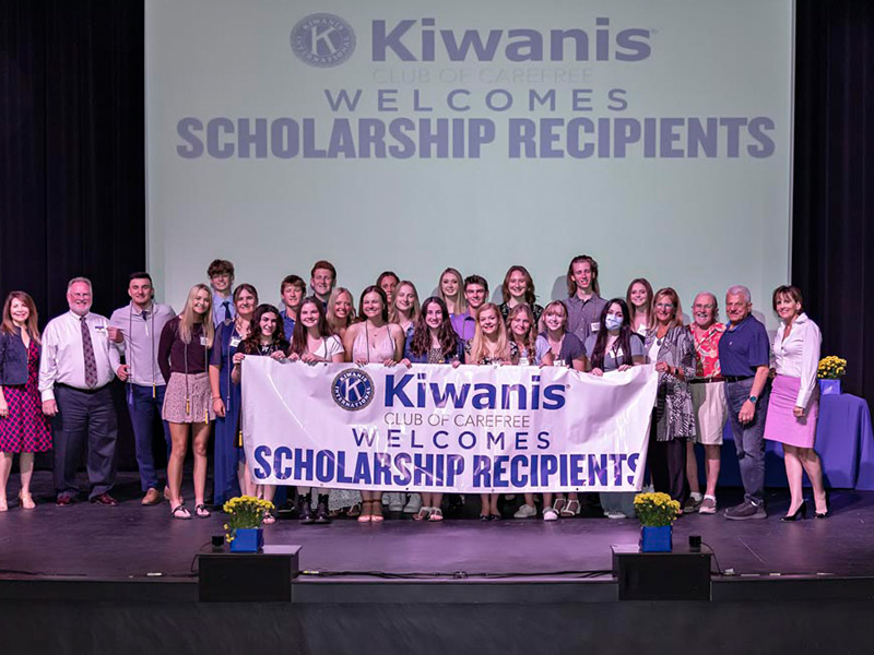 2021 Scholarships from Kiwanis Club of Carefree