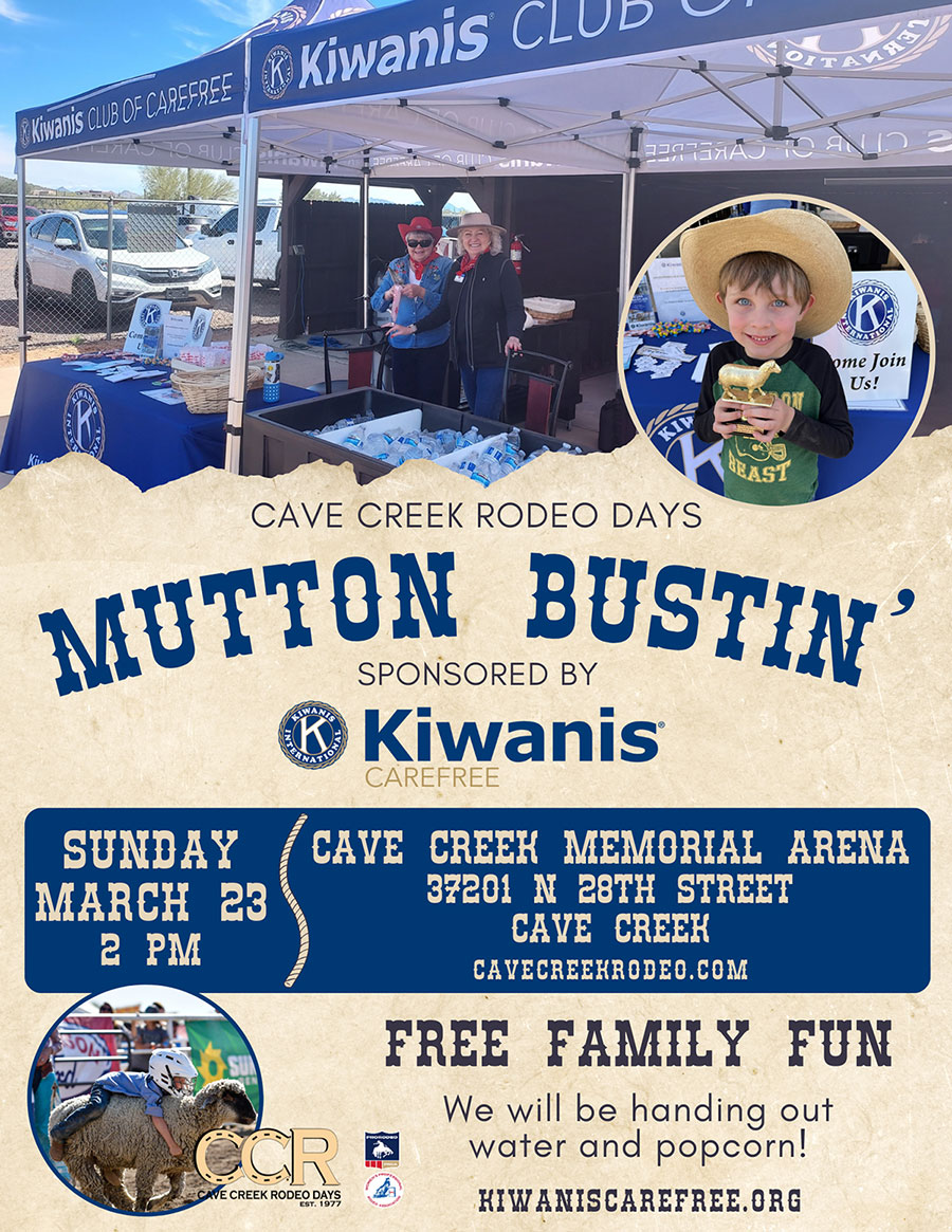 Mutton Bustin Sponsor Cave Creek Rodeo Days