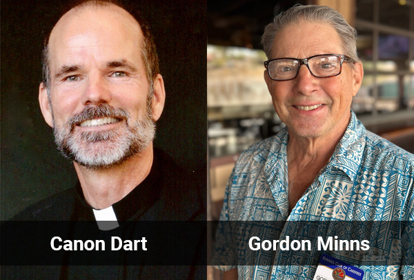 Canon Dart and Gordon Minns