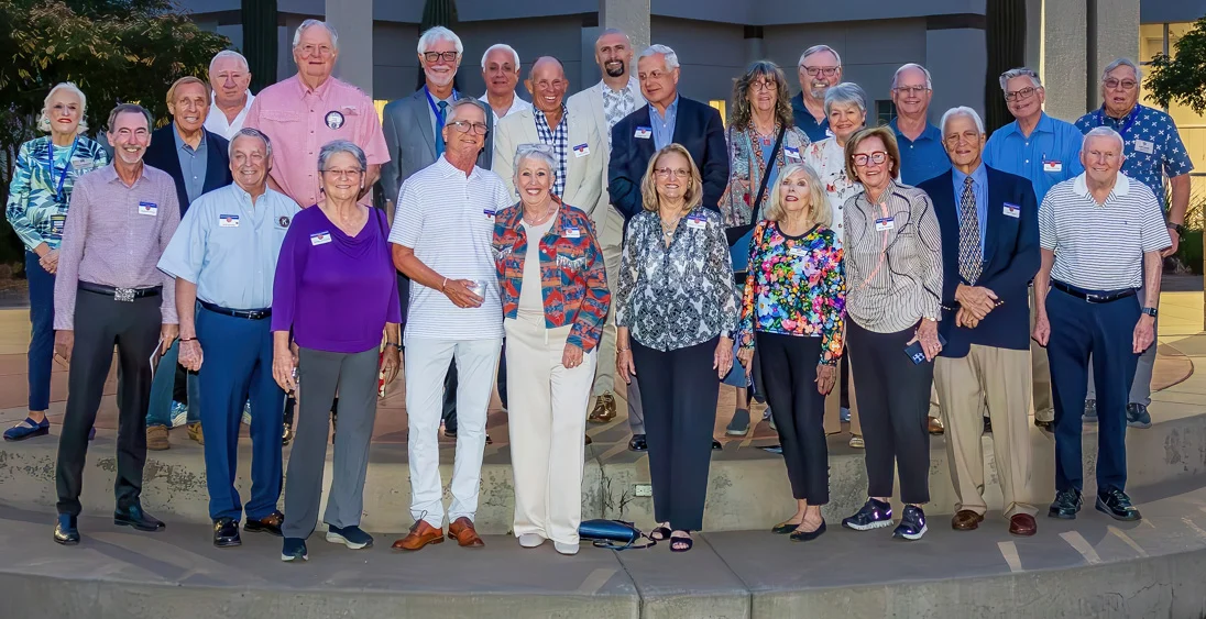 kiwanis club of carefree members at scholarship awards ceremony